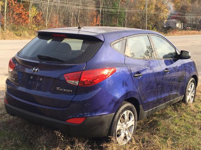 KM8JT3AB2BU225850 - 2011 HYUNDAI TUCSON BLUE photo 4