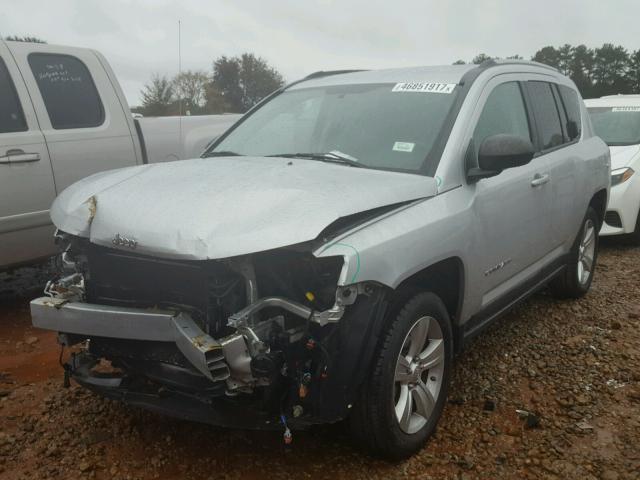 1J4NF1FB0BD248242 - 2011 JEEP COMPASS SP SILVER photo 2