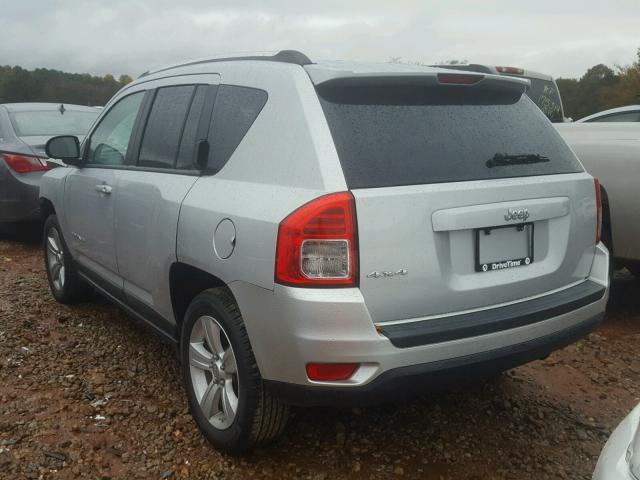 1J4NF1FB0BD248242 - 2011 JEEP COMPASS SP SILVER photo 3