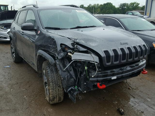 1C4PJMBBXHW517297 - 2017 JEEP CHEROKEE T BLACK photo 1