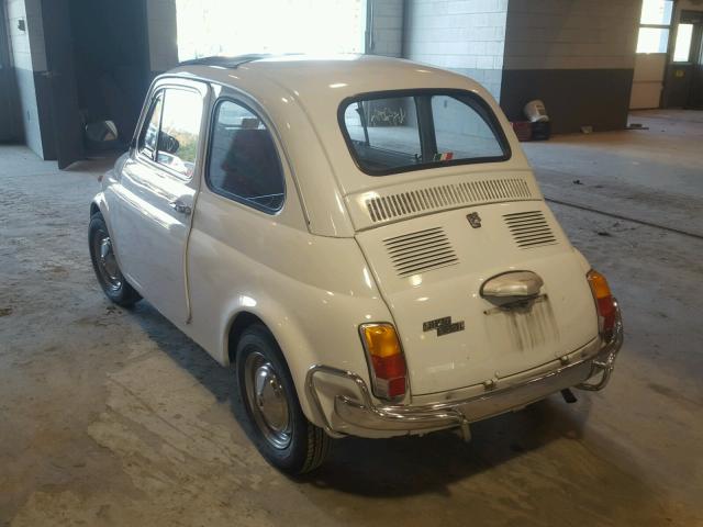 5084172 - 1971 FIAT 500L WHITE photo 3