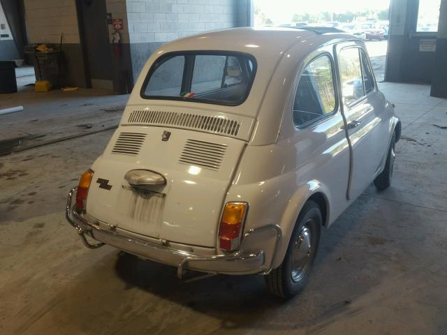 5084172 - 1971 FIAT 500L WHITE photo 4