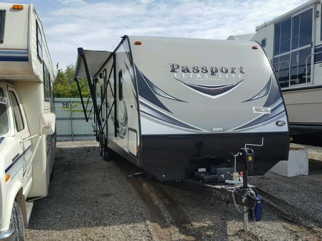4YDT33520JT411234 - 2018 KEYSTONE PASSPORT WHITE photo 1