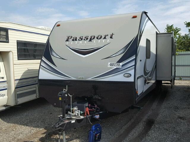 4YDT33520JT411234 - 2018 KEYSTONE PASSPORT WHITE photo 2