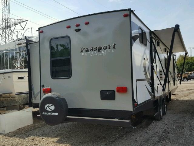 4YDT33520JT411234 - 2018 KEYSTONE PASSPORT WHITE photo 4