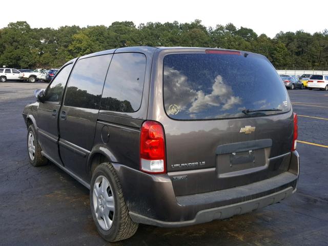 1GNDU23W28D179364 - 2008 CHEVROLET UPLANDER L 棕色 照片 3
