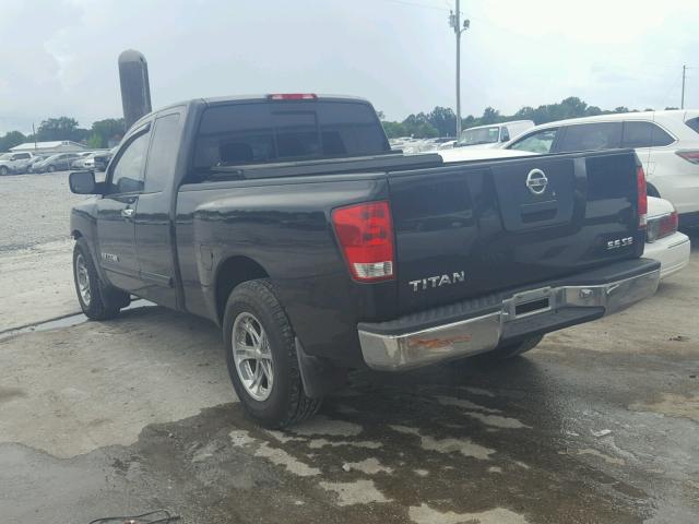 1N6BA06A46N572106 - 2006 NISSAN TITAN XE BLACK photo 3