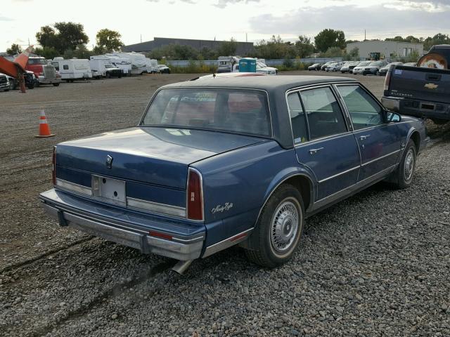 1G3CW5135H1331731 - 1987 OLDSMOBILE 98 REGENCY BLUE photo 4