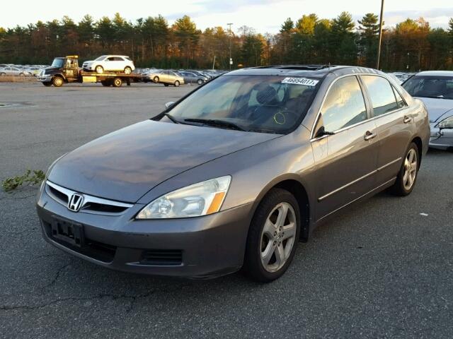 1HGCM65596A059626 - 2006 HONDA ACCORD EX GRAY photo 2