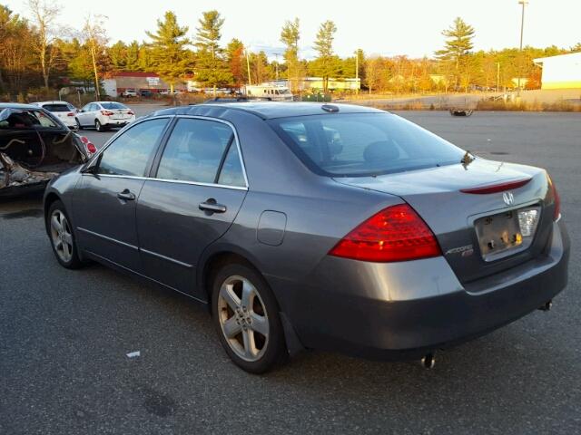 1HGCM65596A059626 - 2006 HONDA ACCORD EX GRAY photo 3