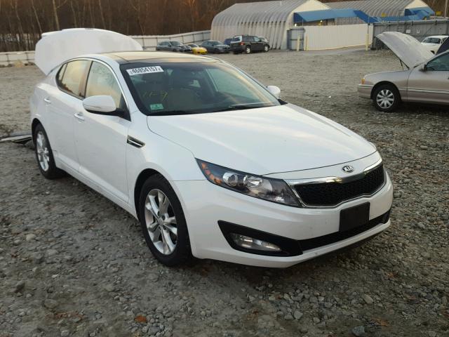 5XXGN4A72DG246409 - 2013 KIA OPTIMA EX WHITE photo 1