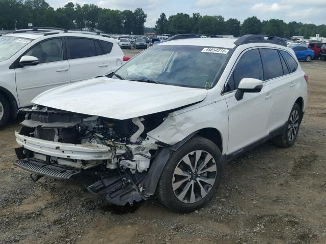 4S4BSEJC1F3356470 - 2015 SUBARU OUTBACK 3. WHITE photo 2