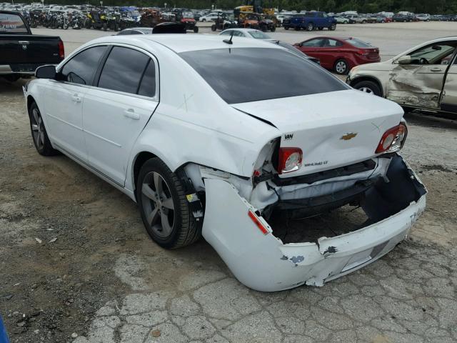1G1ZC5E15BF298423 - 2011 CHEVROLET MALIBU 1LT WHITE photo 3