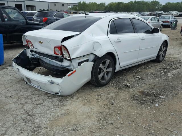 1G1ZC5E15BF298423 - 2011 CHEVROLET MALIBU 1LT WHITE photo 4
