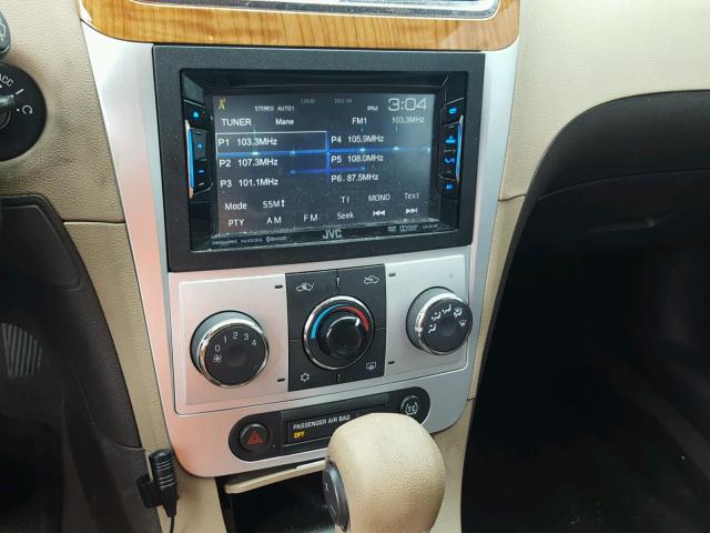 1G1ZC5E15BF298423 - 2011 CHEVROLET MALIBU 1LT WHITE photo 9