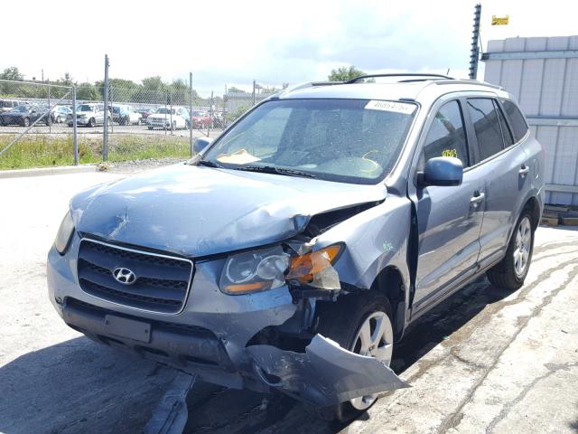 5NMSH13E79H297411 - 2009 HYUNDAI SANTA FE S GRAY photo 2