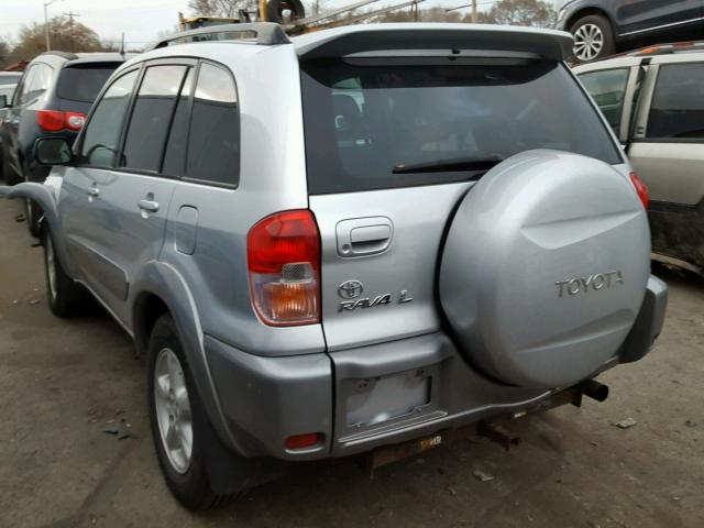 JTEHH20V210128210 - 2001 TOYOTA RAV4 SILVER photo 3