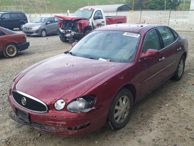 2G4WC582871248799 - 2007 BUICK LACROSSE C RED photo 2