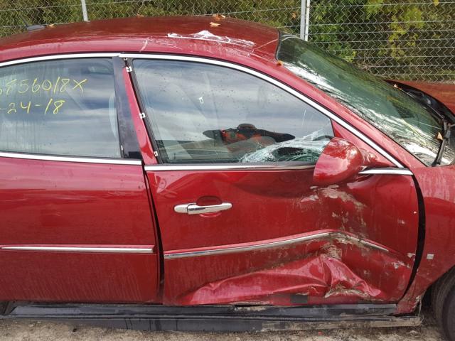 2G4WC582871248799 - 2007 BUICK LACROSSE C RED photo 9