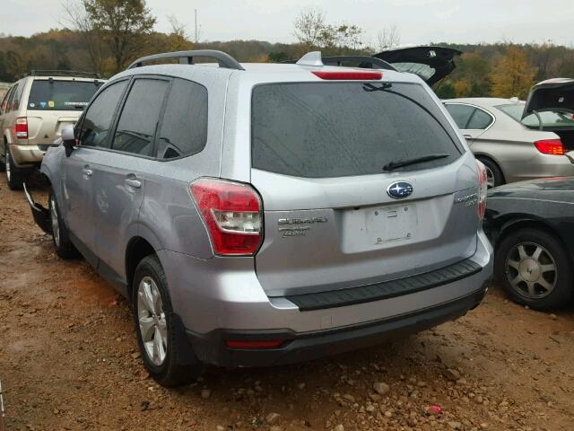 JF2SJADC5GH408569 - 2016 SUBARU FORESTER 2 SILVER photo 3