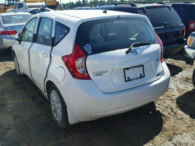 3N1CE2CP9EL411428 - 2014 NISSAN VERSA NOTE WHITE photo 3