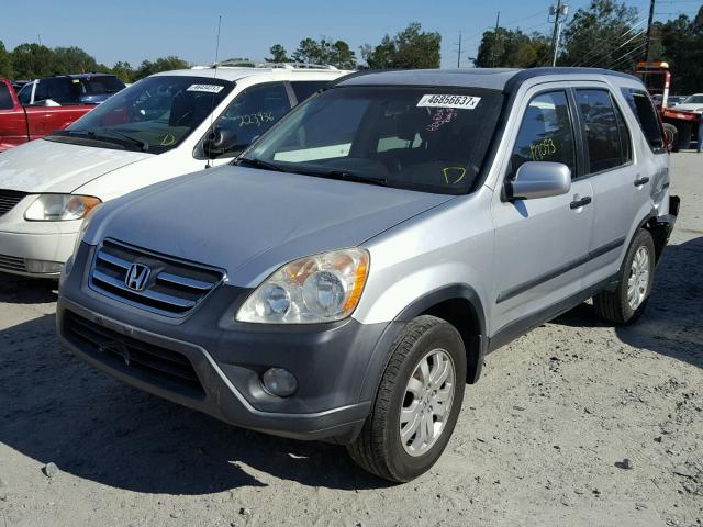 SHSRD78886U406075 - 2006 HONDA CR-V EX SILVER photo 2