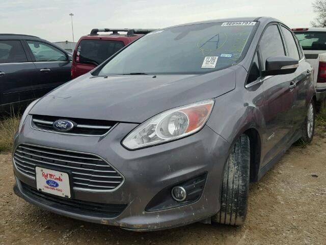 1FADP5BU2DL555097 - 2013 FORD C-MAX SEL GRAY photo 2