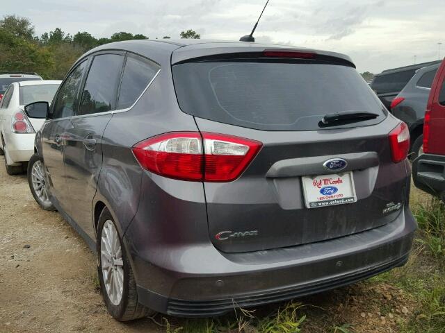 1FADP5BU2DL555097 - 2013 FORD C-MAX SEL GRAY photo 3