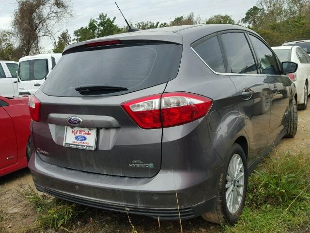 1FADP5BU2DL555097 - 2013 FORD C-MAX SEL GRAY photo 4