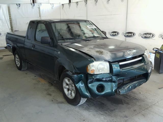 1N6DD26S82C343244 - 2002 NISSAN FRONTIER K GREEN photo 1