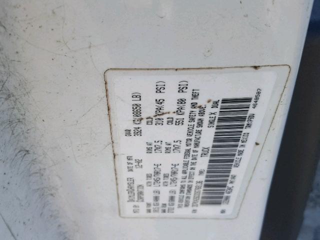 3D7KA26D33G768136 - 2003 DODGE RAM 2500 S თეთრი ფოტო 10