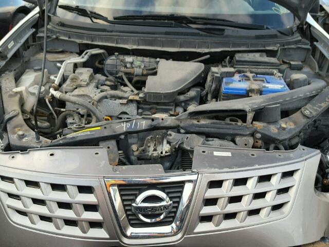 JN8AS58T68W019417 - 2008 NISSAN ROGUE S GRAY photo 7