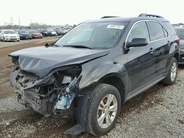 2CNFLEEC2B6464706 - 2011 CHEVROLET EQUINOX LT BLACK photo 2