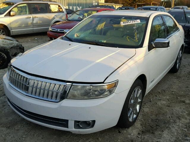 3LNHM28T97R630140 - 2007 LINCOLN MKZ თეთრი ფოტო 2