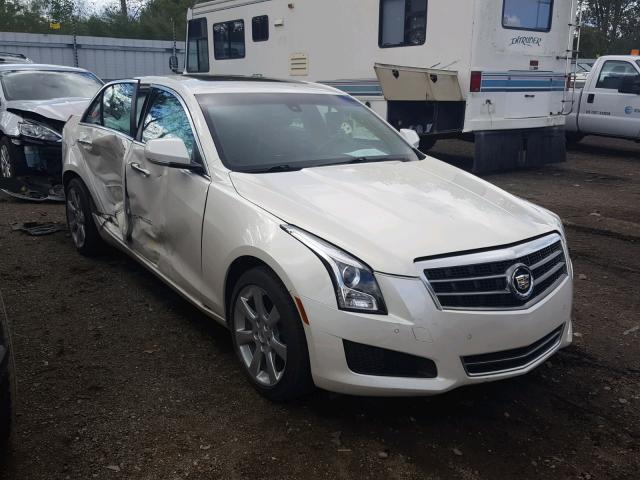 1G6AH5R37E0135381 - 2014 CADILLAC ATS LUXURY WHITE photo 1