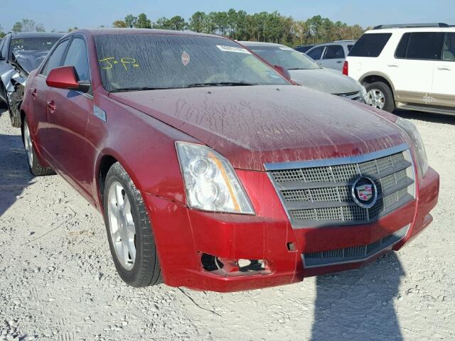 1G6DF577480134024 - 2008 CADILLAC CTS RED photo 1