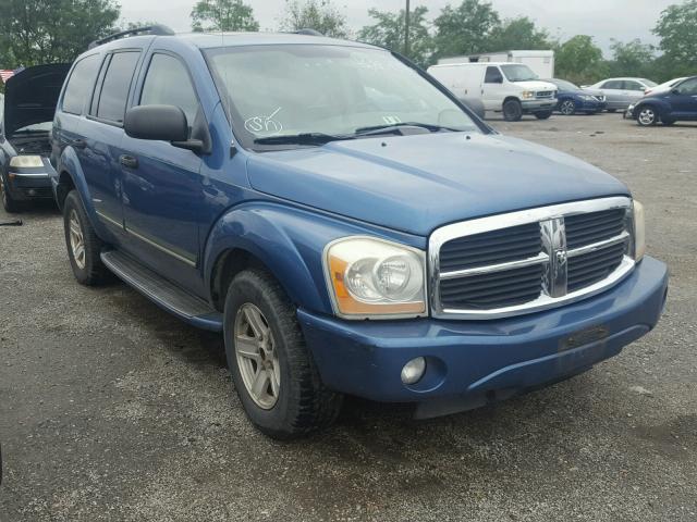 1D4HB58D14F198238 - 2004 DODGE DURANGO LI BLUE photo 1