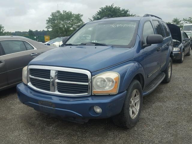 1D4HB58D14F198238 - 2004 DODGE DURANGO LI BLUE photo 2