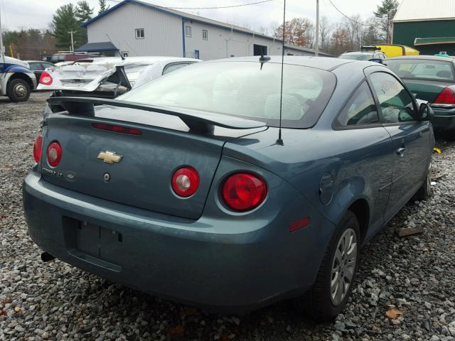 1G1AD1F5XA7207529 - 2010 CHEVROLET COBALT 1LT SILVER photo 4