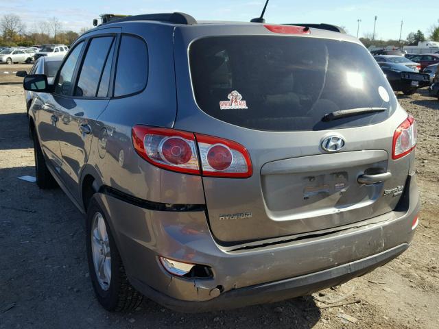 5XYZGDAG3BG011786 - 2011 HYUNDAI SANTA FE G SILVER photo 3