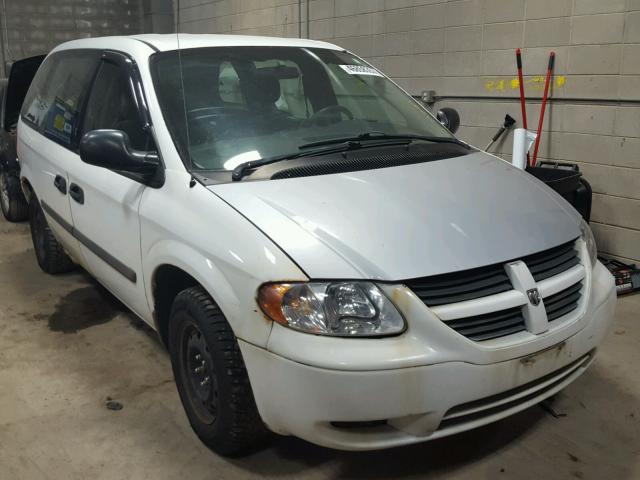 1D4GP25E25B385425 - 2005 DODGE CARAVAN WHITE photo 1