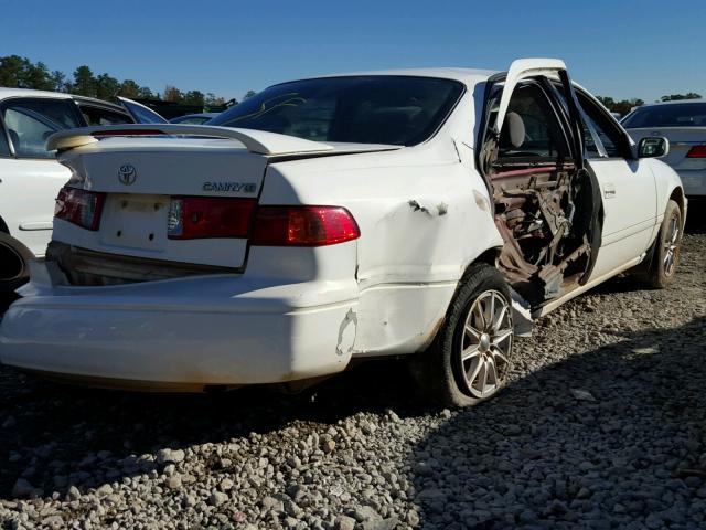 4T1BG22K91U791407 - 2001 TOYOTA CAMRY CE WHITE photo 4