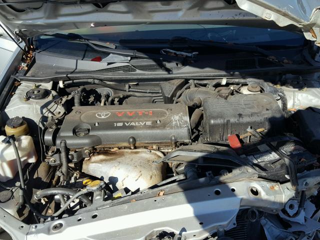 4T1BE32K04U346781 - 2004 TOYOTA CAMRY LE SILVER photo 7