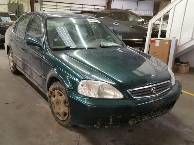 2HGEJ8542YH522277 - 2000 HONDA CIVIC EX GREEN photo 1