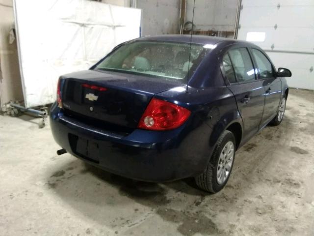 1G1AB5F56A7130400 - 2010 CHEVROLET COBALT LS BLUE photo 4