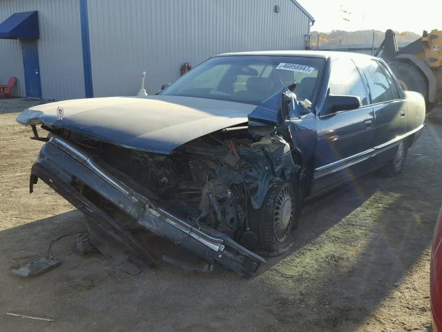 1G6KD52B8RU229219 - 1994 CADILLAC DEVILLE GREEN photo 2