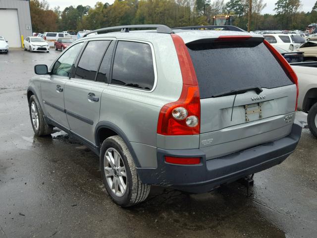 YV1CZ91H541114047 - 2004 VOLVO XC90 T6 GREEN photo 3