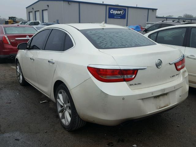 1G4PS5SK7C4179117 - 2012 BUICK VERANO WHITE photo 3