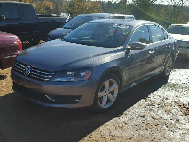 1VWBP7A38CC023208 - 2012 VOLKSWAGEN PASSAT SE CHARCOAL photo 2