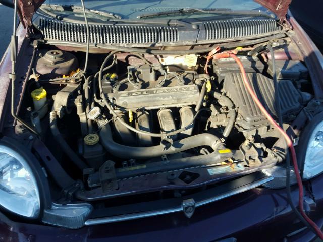 1P3ES46C7YD575452 - 2000 PLYMOUTH NEON BASE 紫色 照片 7